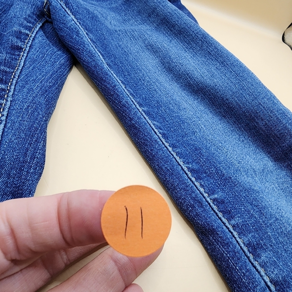 Gap Kids Jeans Girls 6 Slim Blue Faded - Picture 8 of 9
